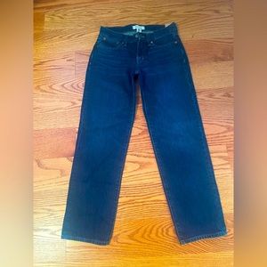 Madewell size 25 - low-rise perfect vintage straight jeans - dark wash